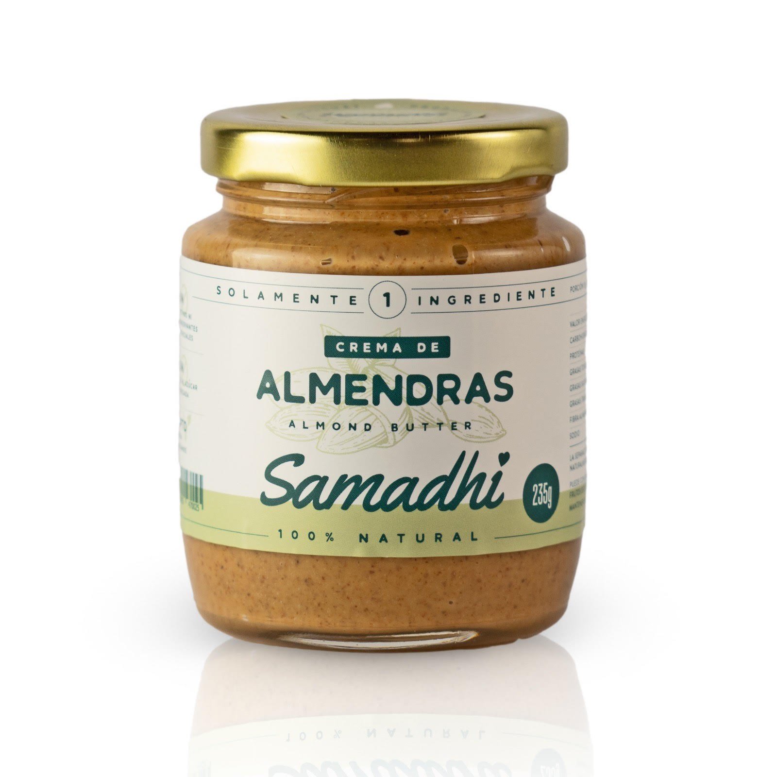 Crema de Almendras Samadhi 235g