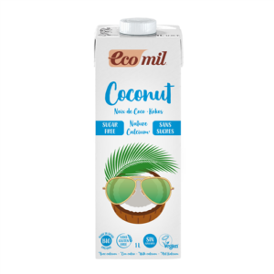 Leche de coco con calcio sin azúcar Ecomill 1L