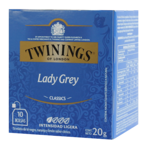 Té Lady Grey Twinings x10
