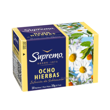 Té Ocho Hierbas mixto Supremo x20