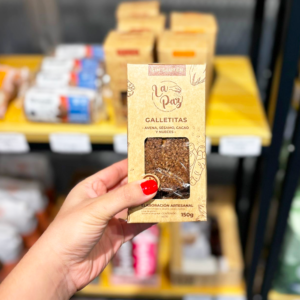 Galletas cacao, nueces, avena y sésamo - La Paz