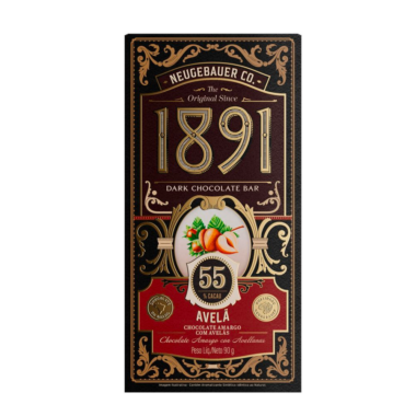 Tableta con avellanas 1891 90g