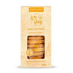Galletas veganas de naranja y avena sin azucar agregado - La Paz