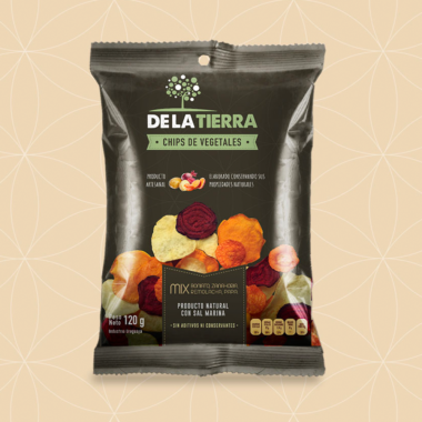 Mix Chip  Zanahoria, boniato, papa y remolacha 120 grs c/sal - De la Tierra