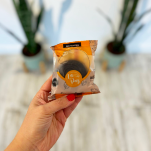 Alfajor de chocolate negro sin gluten 80g - La Paz