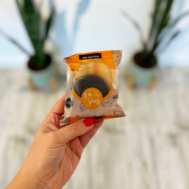 Alfajor de chocolate negro sin gluten 80g - La Paz