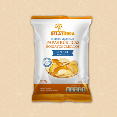 Papas Rústicas y boniatos criollos s/ sal 120 g- De la Tierra