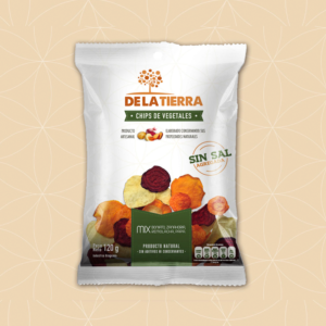 Mix Chip Zanahoria, boniato, papa y remolacha 120 grs s/sal - De la Tierra