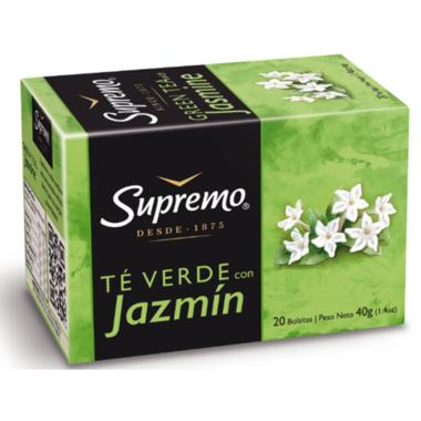 Te Verde con jazmin Supremo x20