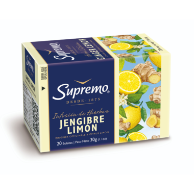 Te de gengibre con limón Supremo x20