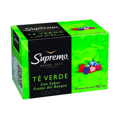 Te Verde con frutos rojos Supremo x20