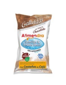 Galletas Alimendra Castañas de cajú s/azúcar 120g