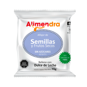Alfajor Alimendra Sin azúcar 70g