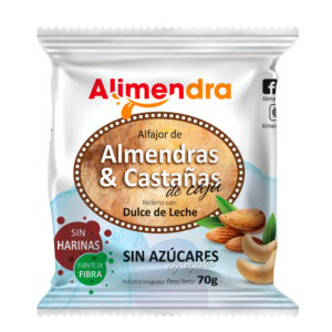 Alfajor Alimendra Almendras y Castañas DDL 70g