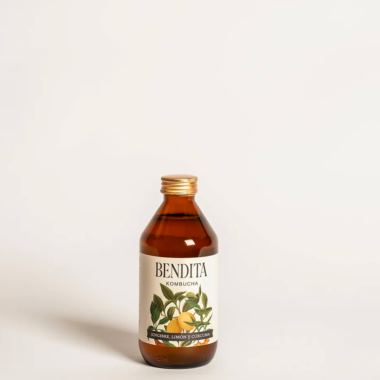 Bendita Kombucha Jengibre, Limón y Cúrcuma 250cc