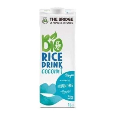 Leche de arroz y coco s/gluten Bio The Bridge 1L