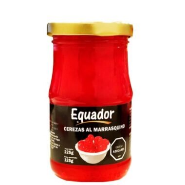 Cerezas roja al marrasquino Equador 225g