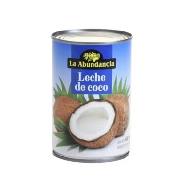 Leche de coco lata La Abundancia 400ml