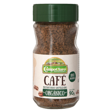 Café instantáneo orgánico Campo Claro 90g