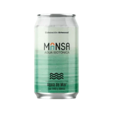 Agua Isotónica Lima y Menta Mansa Lata 354ml