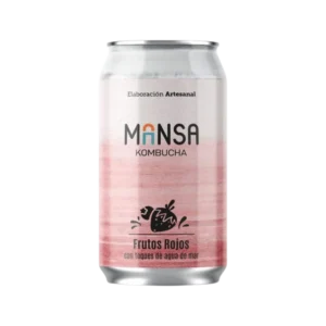 Kombucha Frutos Rojos Mansa Lata 354ml