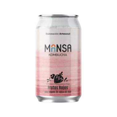 Kombucha Frutos Rojos Mansa Lata 354ml