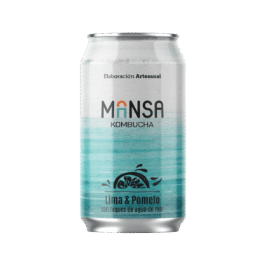 Kombucha Lima Pomelo Mansa Lata 354ml