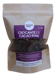 Crocante de cacao raw Mercado Verde 180g