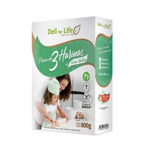 Mezcla 3 harinas Sin gluten Deli for life 400g
