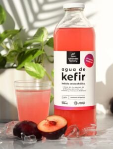 Agua de Kefir Ciruela e Hibiscos 330ml