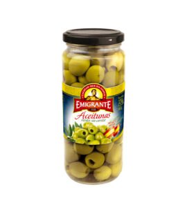 Aceituna verde s/carozo El Emigrante 320g