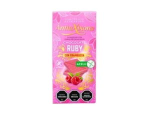 Tableta AntiuXixona Chocolate Ruby con frambuesa 100g