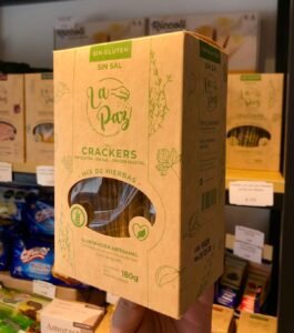 Crackers sin sal Con Hierbas sin gluten - La Paz