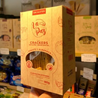 Crackers Tomate y Albahaca sin gluten - La Paz