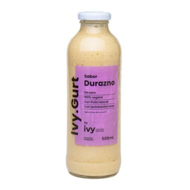 Yogurt vegano de Durazno Ivy 500 ml