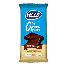 Tableta Haas s/azúcar Semi Amargo 150g
