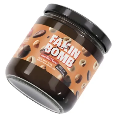 Crema de Maní, Avellanas y cacao Fakin Bomb 300g