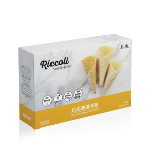 Cucuruchos sin gluten Riccoli x6 100g
