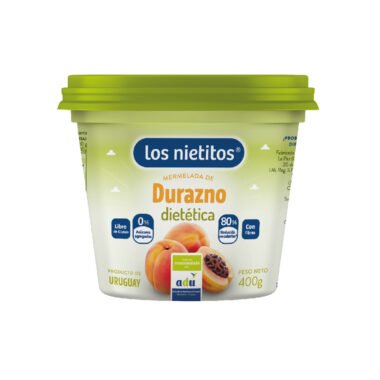Mermelada Durazno 0% Azúcar Los Nietitos 400g