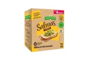 Tostadita Salmas de Maíz al Horno SANISSIMO 6 Unidades