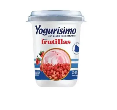 Yogurisimo natural con Frutilla 460g
